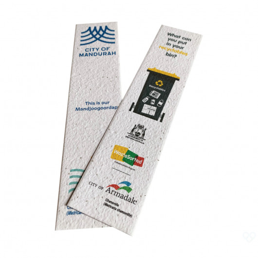 Branded Seed Paper Bookmarks